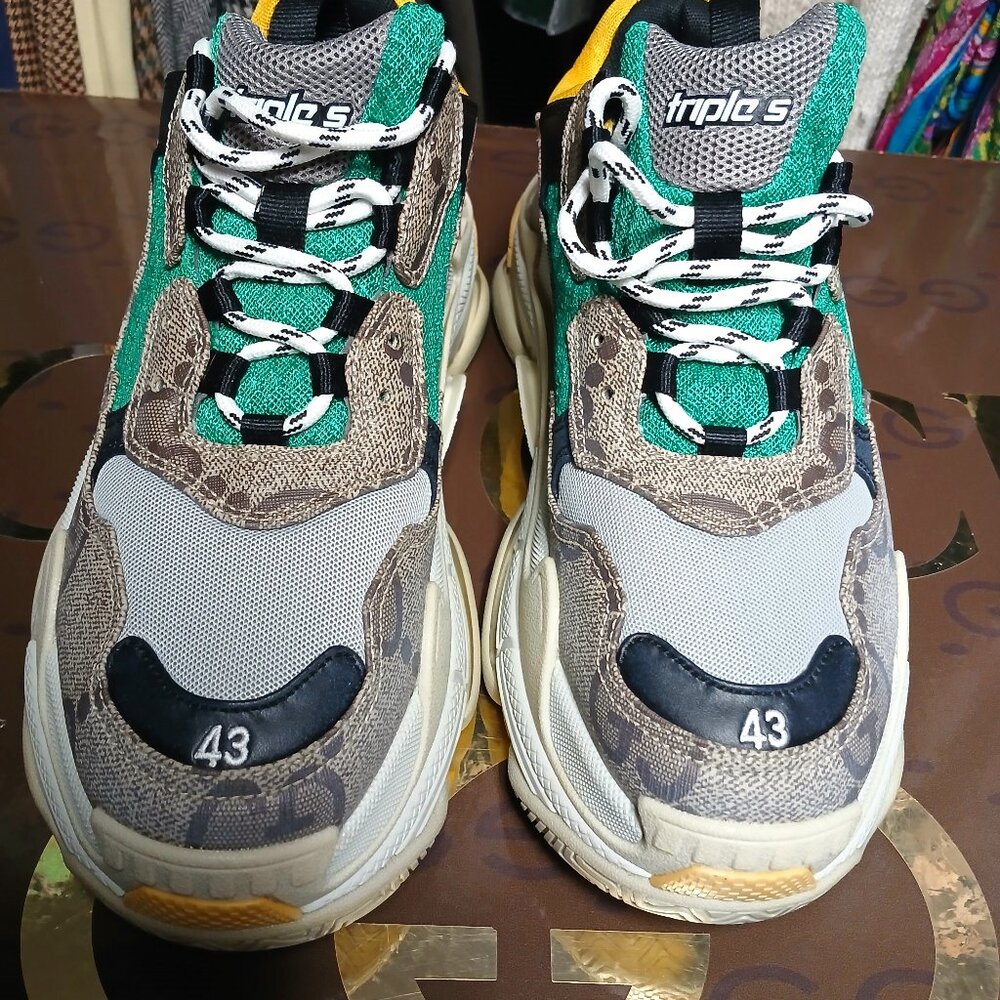 Gucci x Balenciaga The Hacker Project Triple S Sneakers